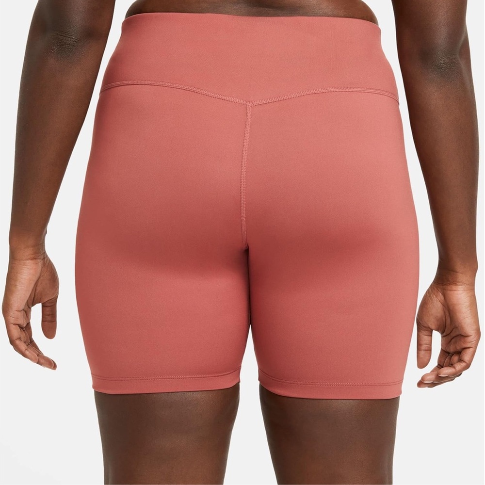 Nike One Mid Rise Performance Training Shorts - Picture 2 of 7